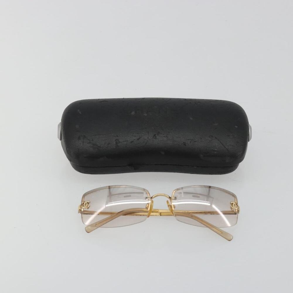 Chanel CC Logo Sunglasses Gold
